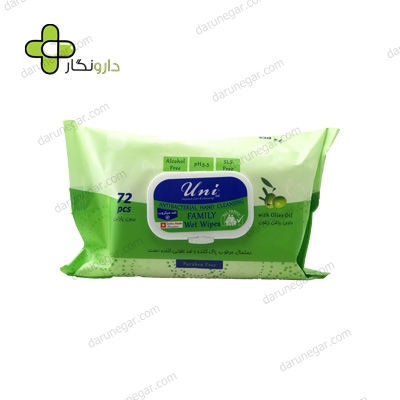 دستمال مرطوب و پاک کننده دست یونی لد آنتی باکتریال