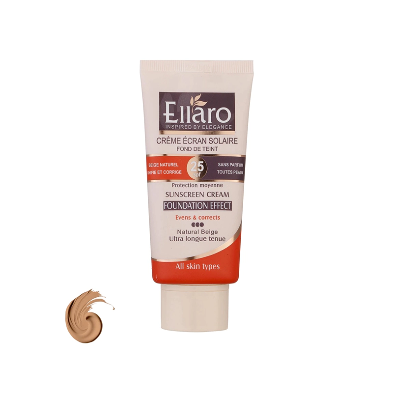 کرم ضد آفتاب رنگی الارو مدل SPF25 محافظ UVA ،UVB