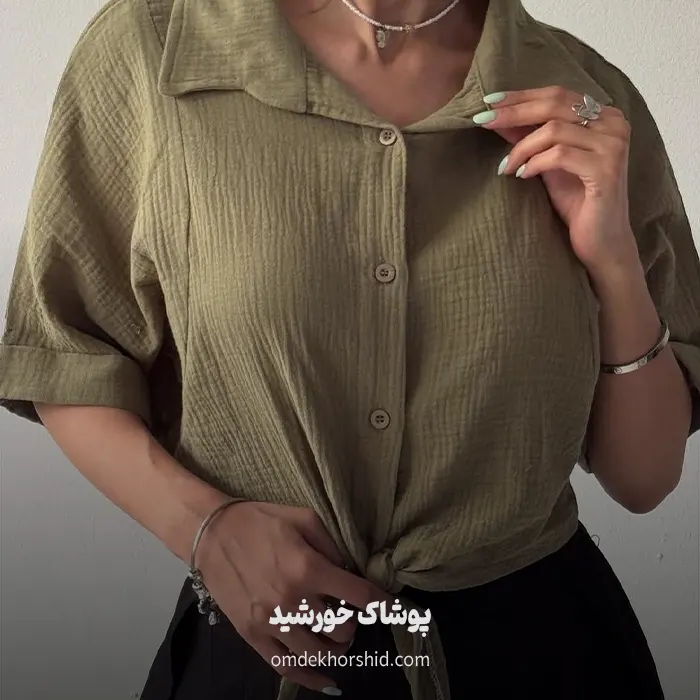شومیز جلو گره ای
