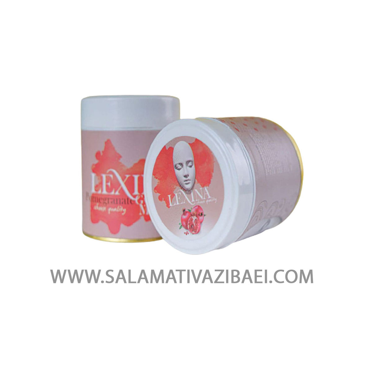 ماسک صورت جیپسوم انار (گچی) برند لکسینا -LEXINA MASK ساخت کشور فرانسه