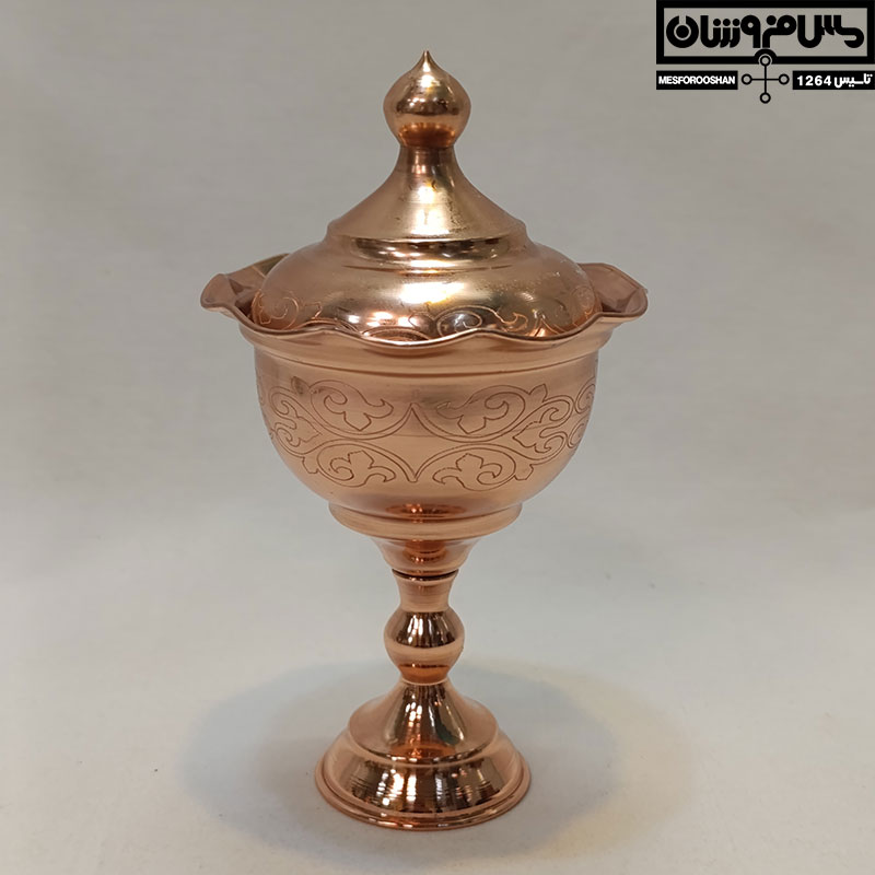 قندان مسی مدل پولیچ