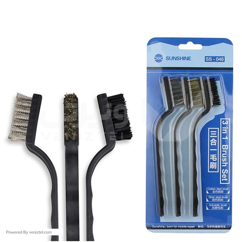 برس سیمی 3 عددی آنتی استاتیک سانشاین مدل SUNSHINE SS-046