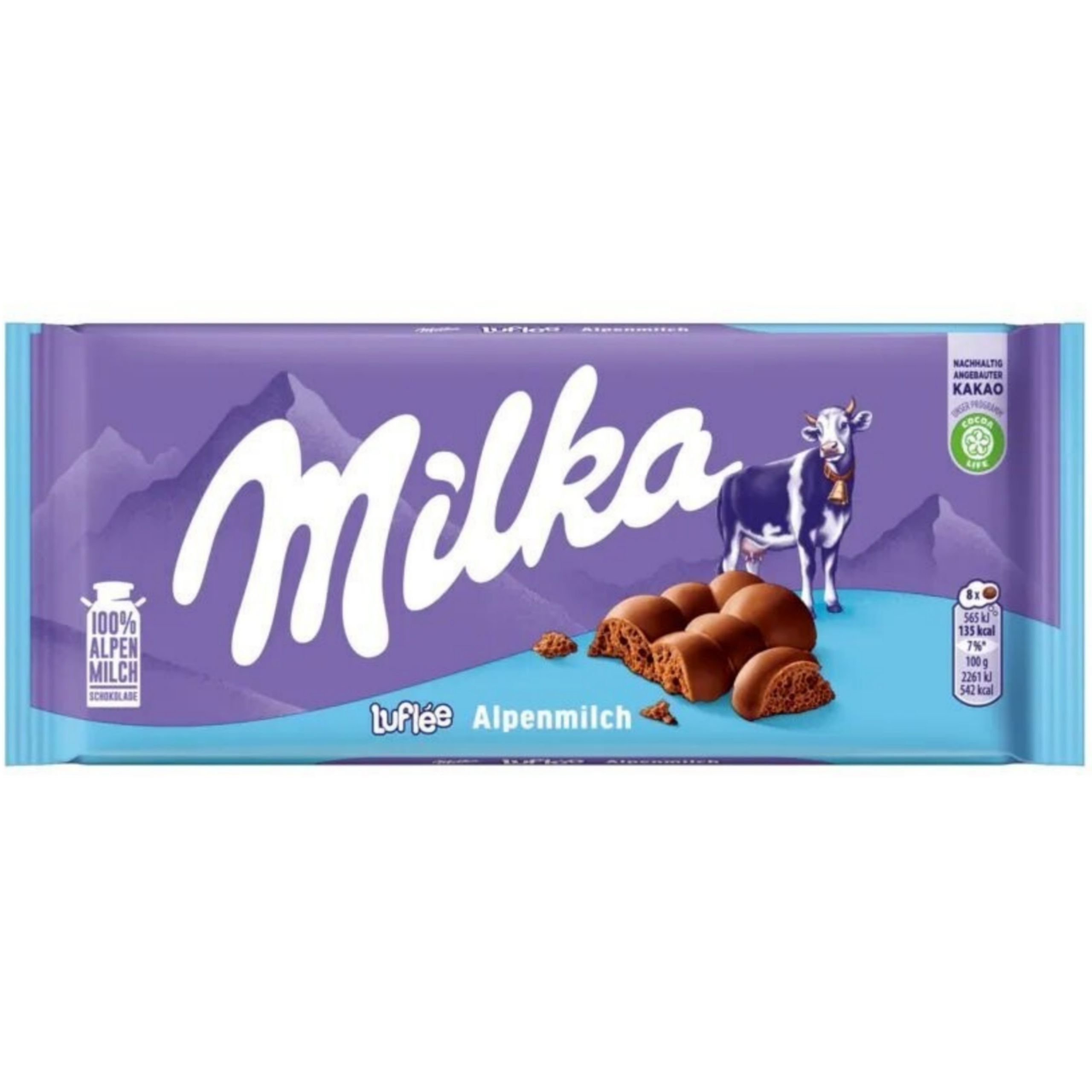 شکلات میلکا (حبابی مغز شکلاتی)