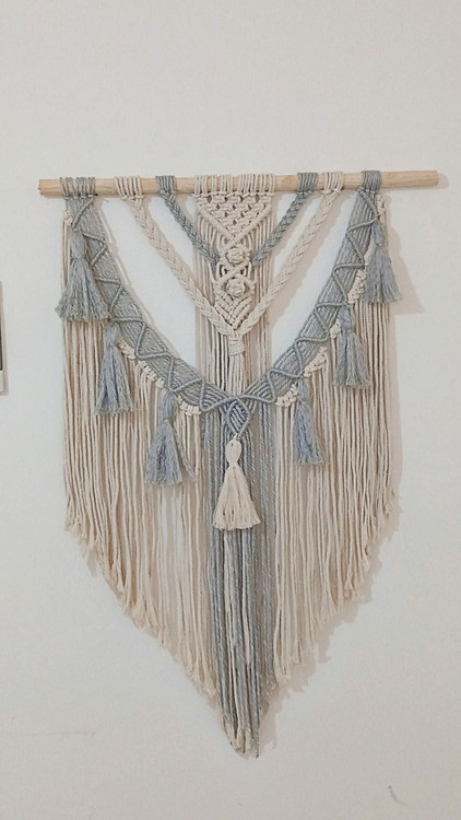 دیوارکوب مکرومه کد 233 برند گره چی و رنگ دلخواه