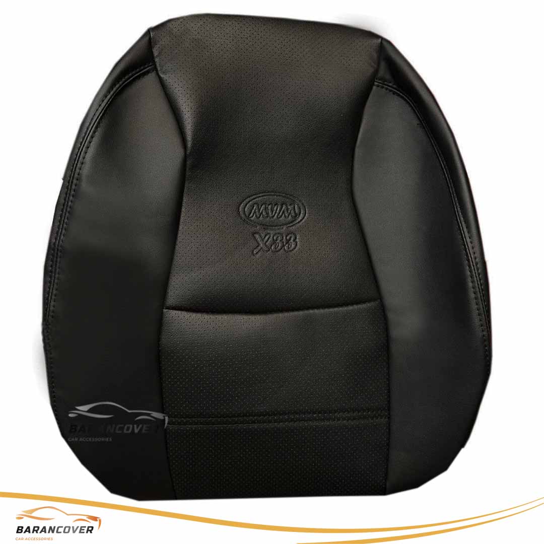 روکش صندلی ام وی ام mvm x33 قدیم 1389-1393 چرم رنگ مشکی