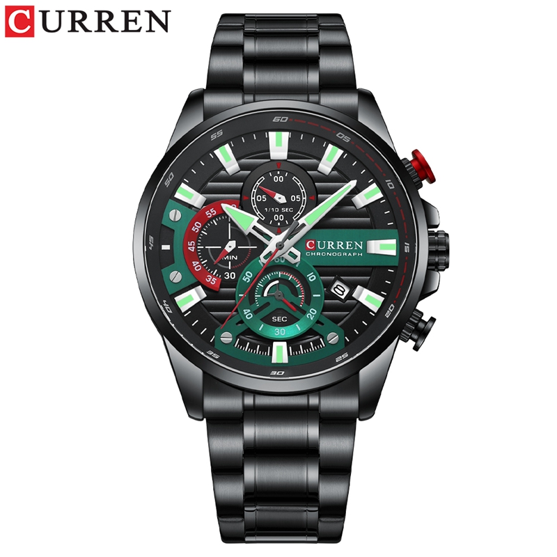 ساعت مردانه تمام مشکی کارن مدل CURREN M8415