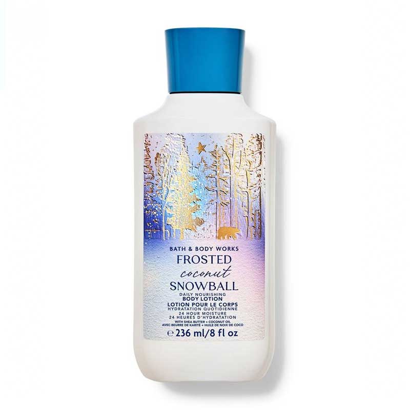 لوسیون بدن بث اند بادی Bath & Body مدل Frosted Coconut Snowball حجم 236ml