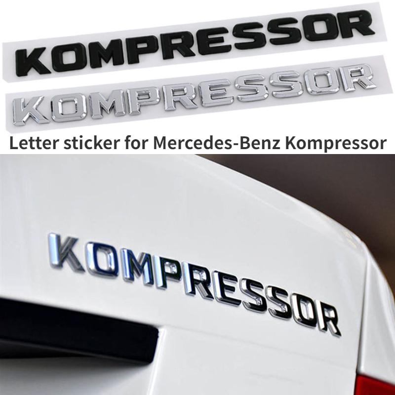 لوگو Kompressor صندوق عقب بنز