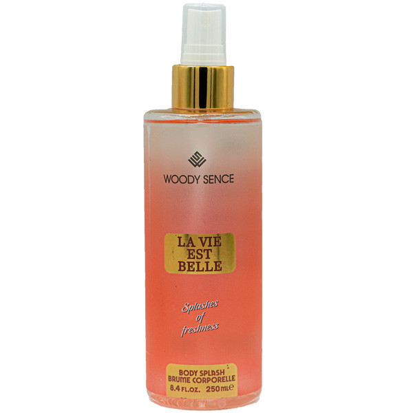 بادی اسپلش زنانه وودی سنس مدل La Vie Est Belle حجم 250ml