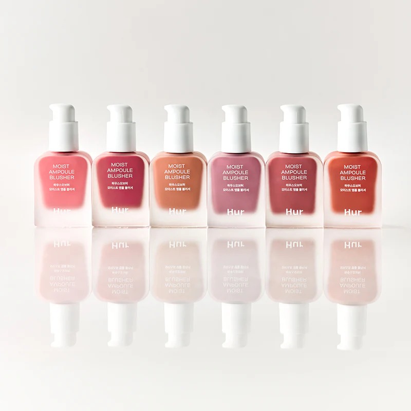 رژ گونه آمپولی هاوس آف هور 20 میل در رنگ های متنوع Hur HOUSE OF HUR Moist Ampoule Blusher