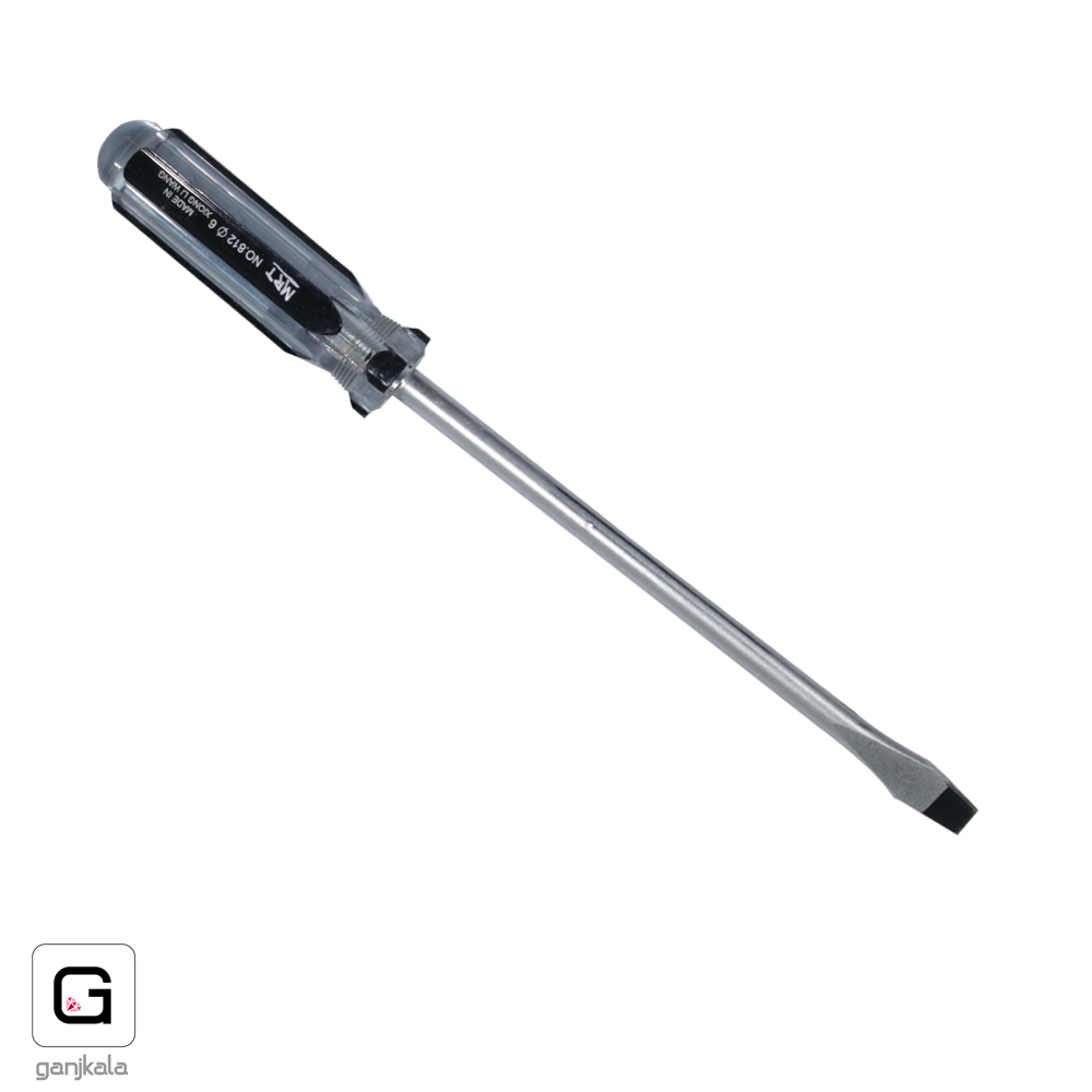 پیچ گوشتی تخت 120*6 MRT دسته کریستالی