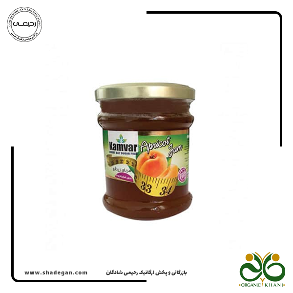 مربای زردآلو بدون شکر و رژیمی کامور