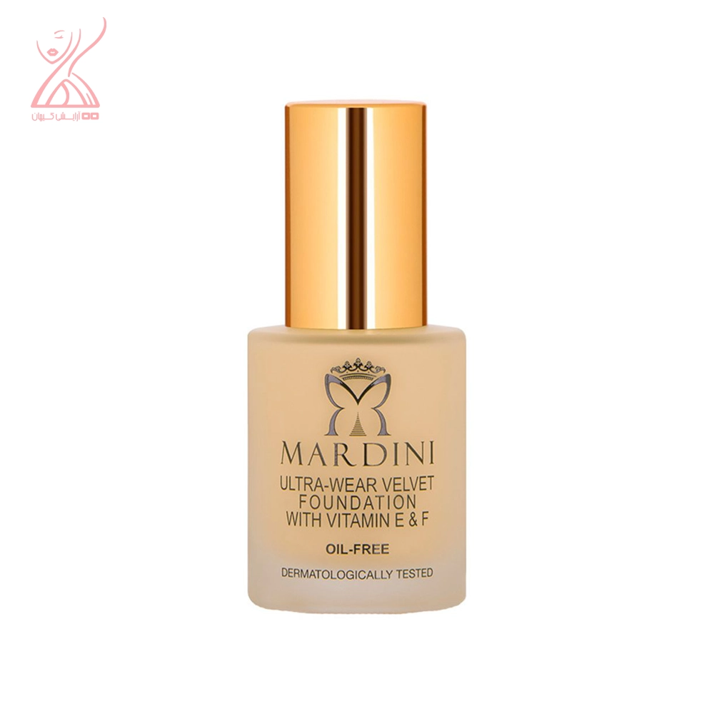 کرم پودر مخملی اولترا ور ولوت ماردینی Ultra-Wear Velvet Foundation MARDINI