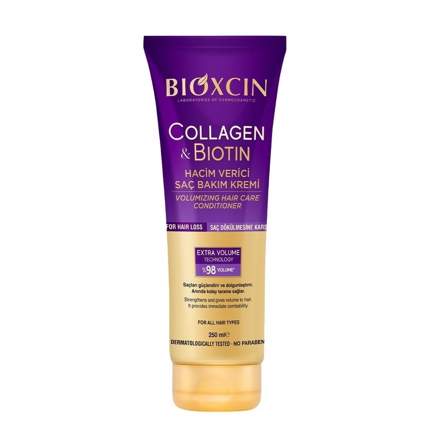 نرم کننده حجم دهنده کلاژن و بیوتین بیوکسین 250 میل  Bioxcin Collagen & Biotin