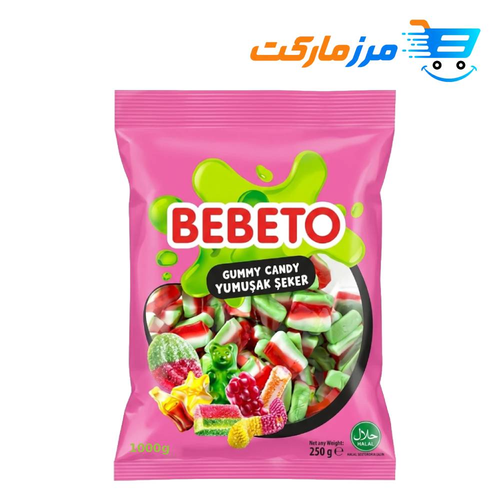 پاستیل ببتو BEBETO مدل هندوانه 1کیلوگرمی