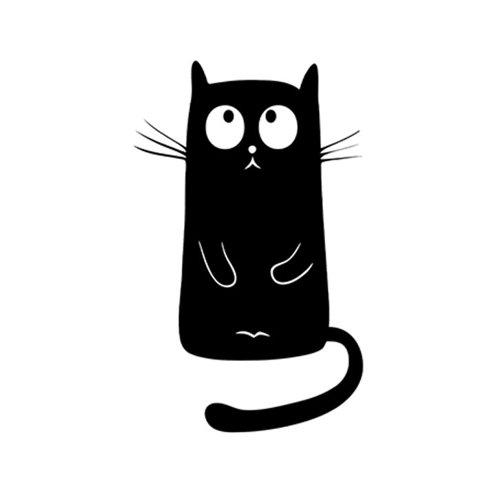 برچسب موتور سیکلت مهدیار طرح Cat کد bm0021