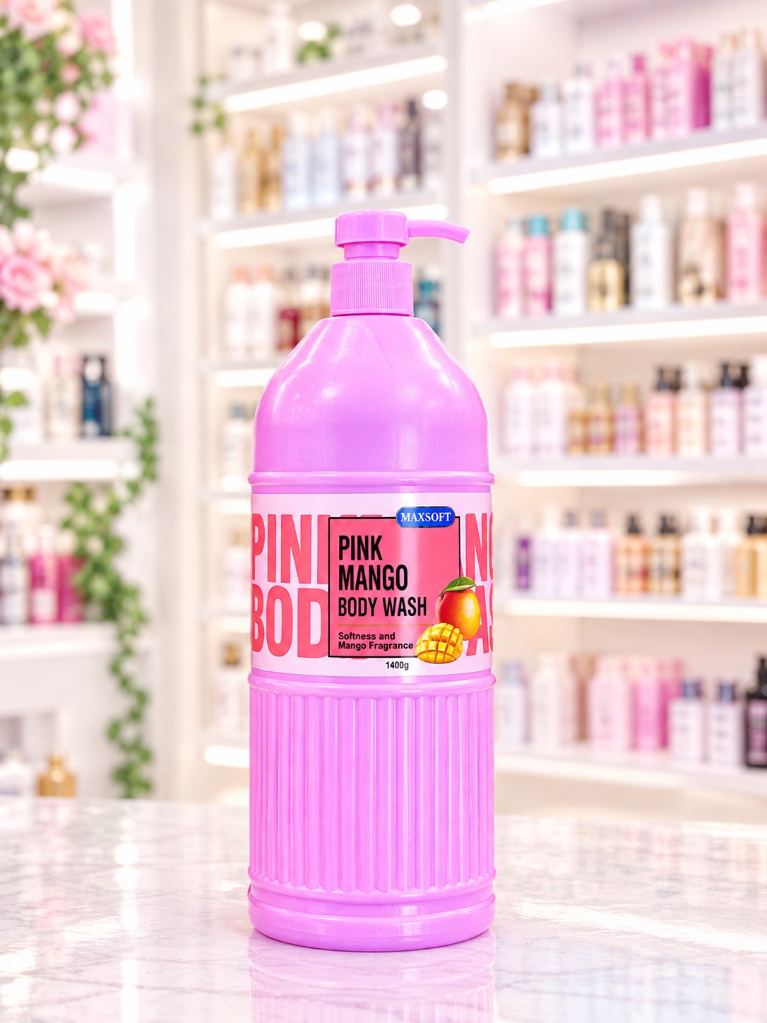 شامپو بدن مکسسافت مدل pink mango حجم1400میل (کپی)