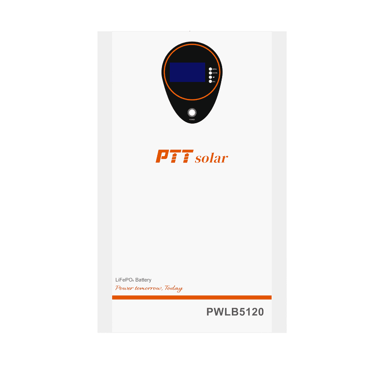 باتری لیتیوم 100 آمپرساعت 51.2 ولت 5 کیلووات مدل PWLB5120H برند PTT SOLAR