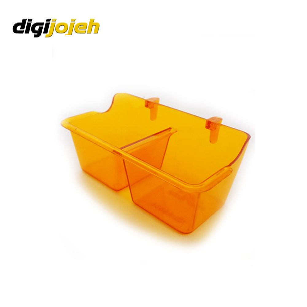 ظرف غذا پرندگان دوقلو کریستالی