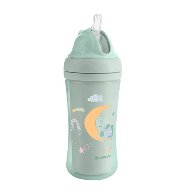 لیوان نی دار کیکابو مدل Moony me حجم 220 میل mint - سبز