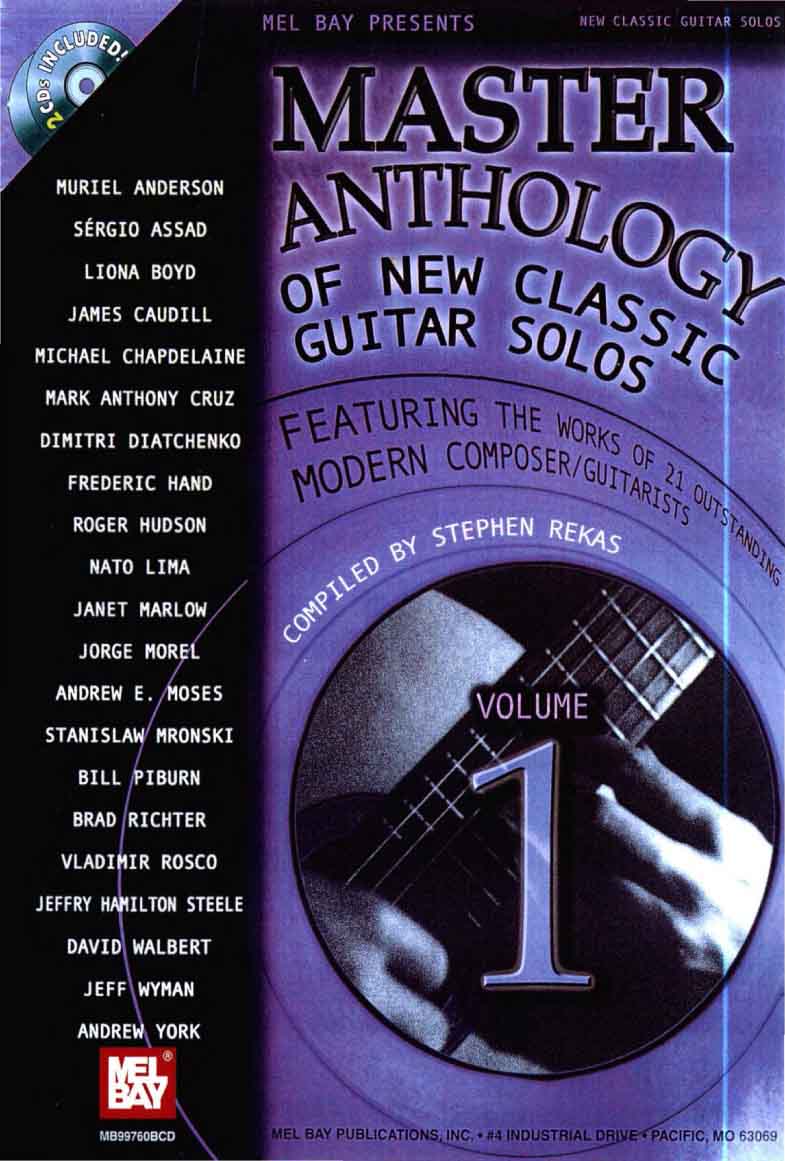 قطعات کلاسیک برای گیتار Master Anthology Of New Classic Guitar
