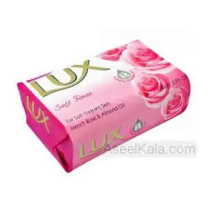 صابون لوکس با رایحه گل رز مدل Sobt Rose وزن 170 گرم – LUX