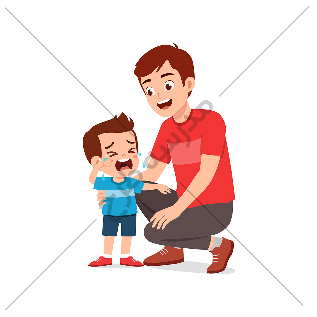 وکتور پدر وبچه شاد