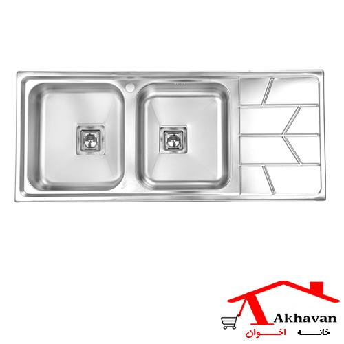 سینک ظرفشویی توکار کد 388S اخوان