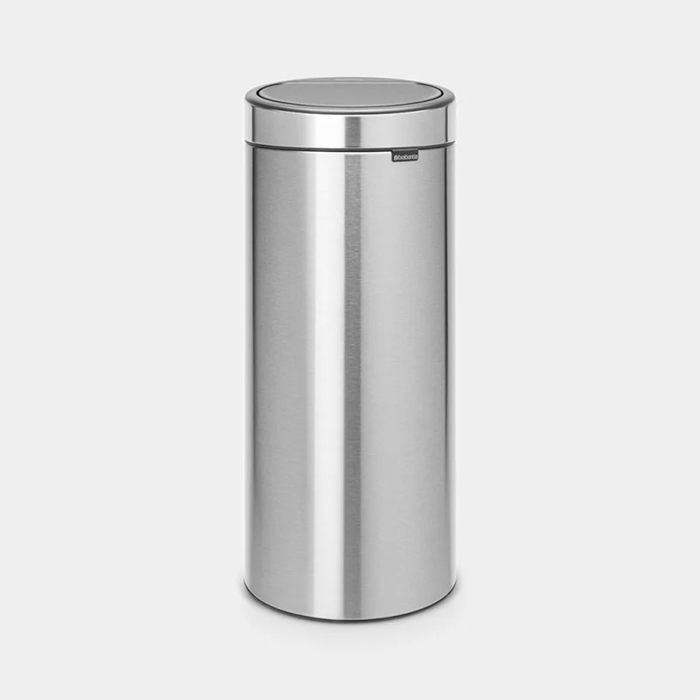 سطل زباله 30 لیتر استیل مات برابانتیا | Brabantia TOUCH BIN NEW