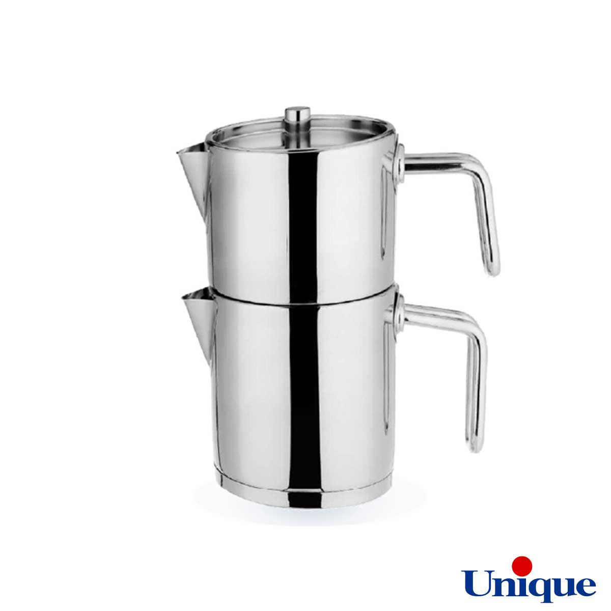 کتری قوری 2 لیتر کلاسیک استیل یونیک کد UN-7264