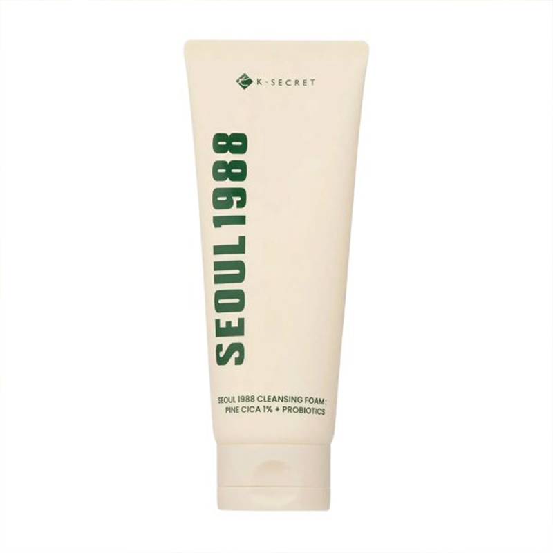 فوم شستشوی صورت کاج سیکا و پروبیوتیک سئول 1988 K SECRET Seoul 1998 Cleansing foam Pine Cica 1 percent 150ML