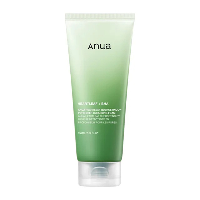 فوم شوینده عمیق صورت آنوا ANUA Heartleaf Quercetinol Pore Deep Cleansing Foam 150ML