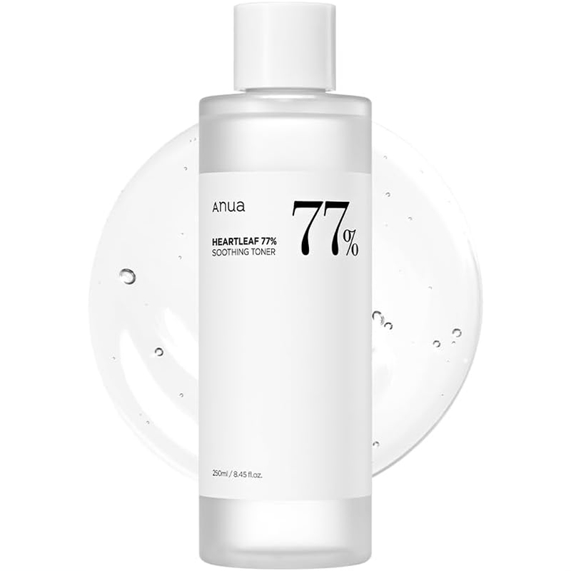 تونر آرام بخش و آب رسان آنوا ANUA Heartleaf 77 Percent Soothing Toner 250ML