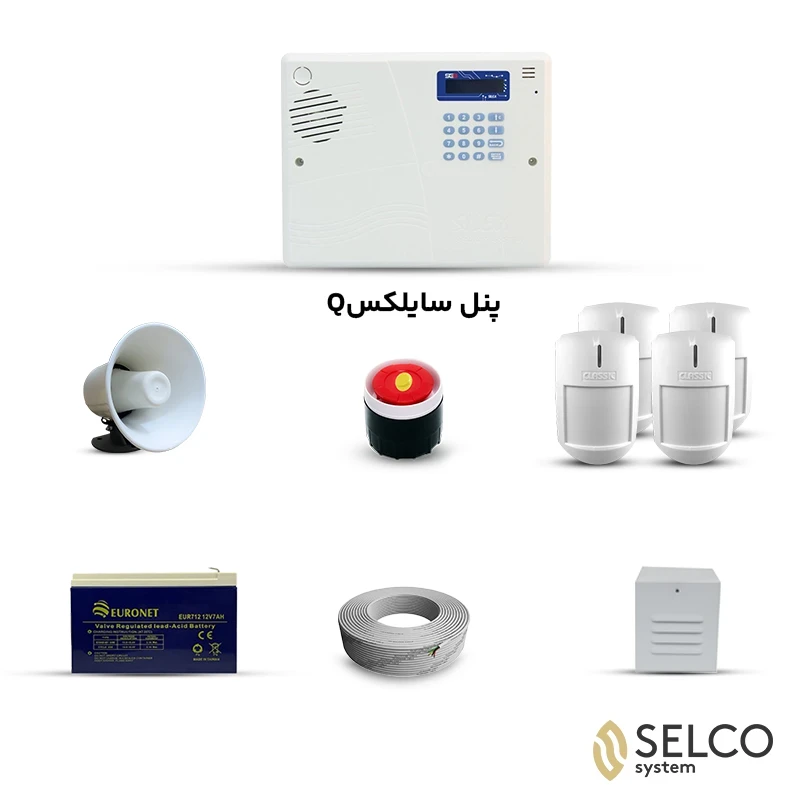 پک دزدگیر سایلکس Q با 4 چشمی آلفا