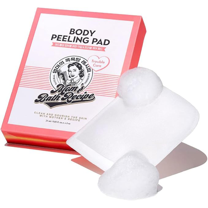 پد لایهبردار بدن مامز بث رسیپی بسته های یک عددی MOMS BATH RECIPE Body Peeling Pad Soft 1Sheet
