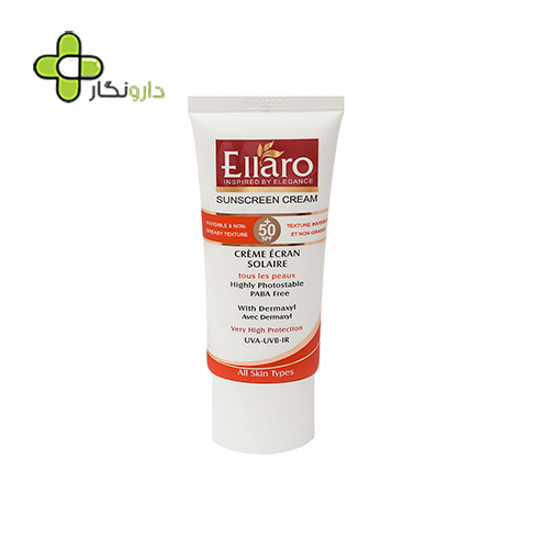 کرم ضد آفتاب الارو SPF 50 انواع پوست بی رنگ