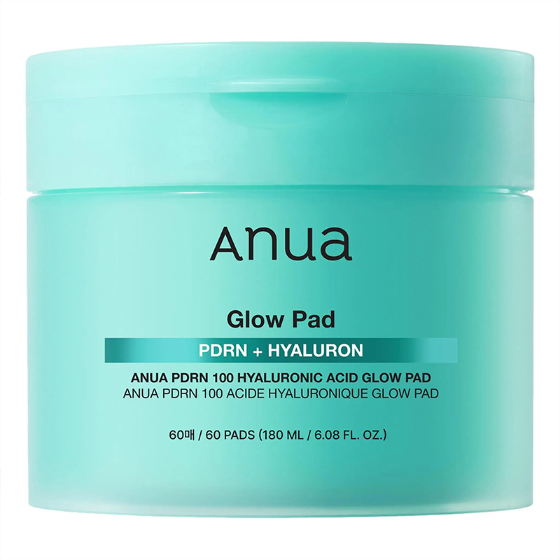 پد آبرسان و روشن کننده آنوا Anua PDRN 100 Hyaluronic Acid Glow Pad 60Pads