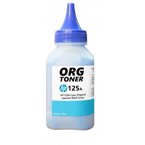 تونر شارژ 90g کارتریج اچ پی 125A آبی Toner HP 125A Cartridge Cyan