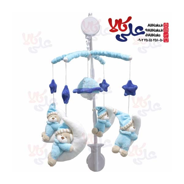 آویز تخت چراغدار طرح خرس فیشر پرایس Fisher Price