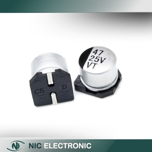 خازن الکترولیت اس ام دی 47UF/25V SMD (6.3X5.4MM)