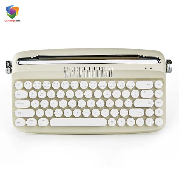 کیبورد بلوتوثی اکتو مدل B307 - خاکی
