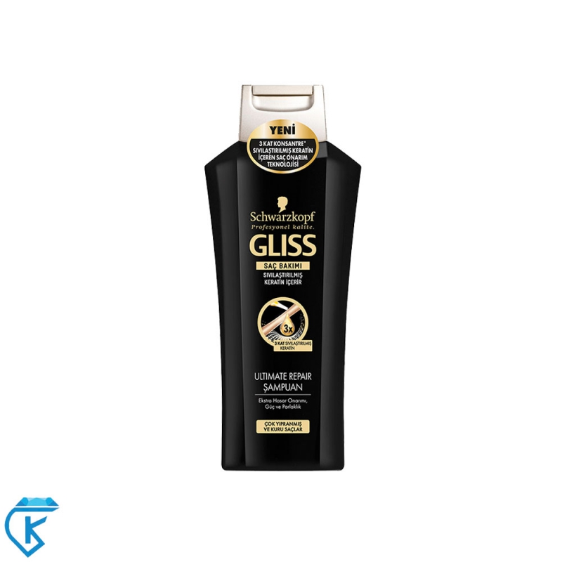 شامپو 525ml موهای خشک و آسیب دیده Gliss