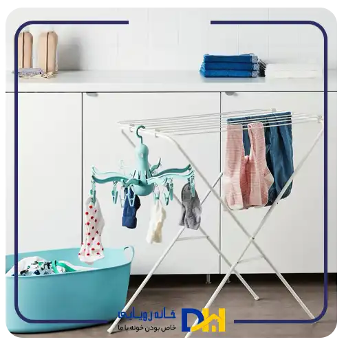 گیره آویز لباس فیروزه ای ایکیا PRESSA