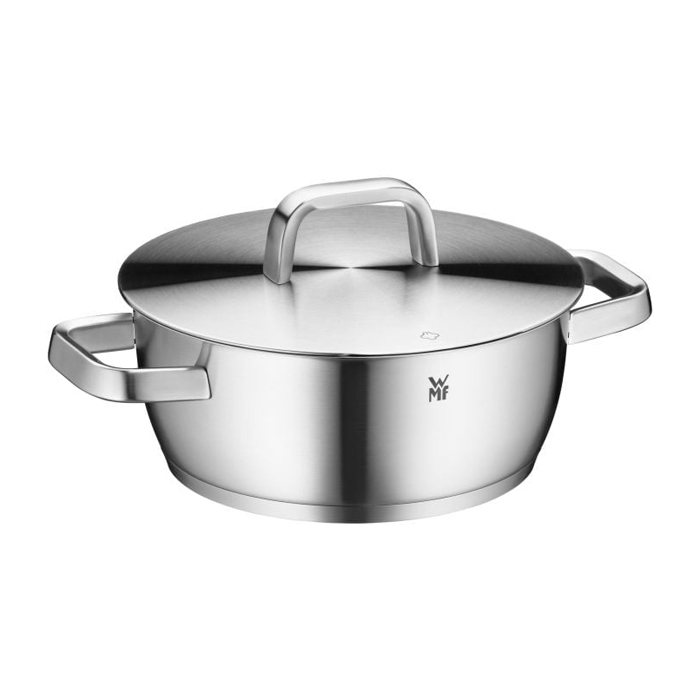 قابلمه 22 سانت کوتاه آیکونیک وی ام اف | WMF Iconic Braising Pan 22 cm with lid