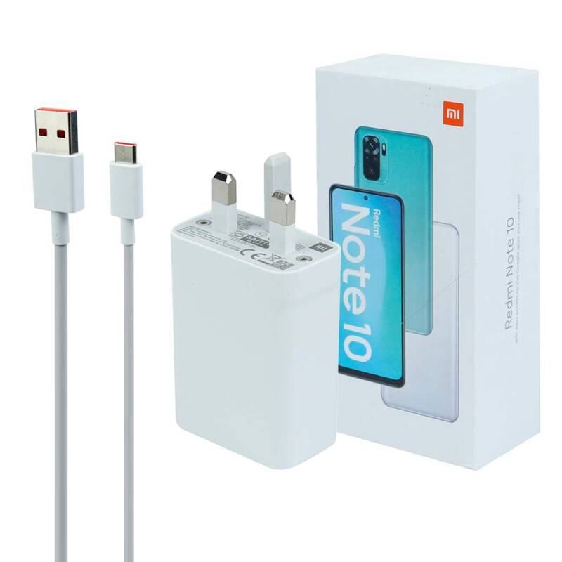 شارژر اصلی فست شارژ گوشی Xiaomi Redmi Note 10 QC3 33W + کابل اصلی + جعبه گوشی