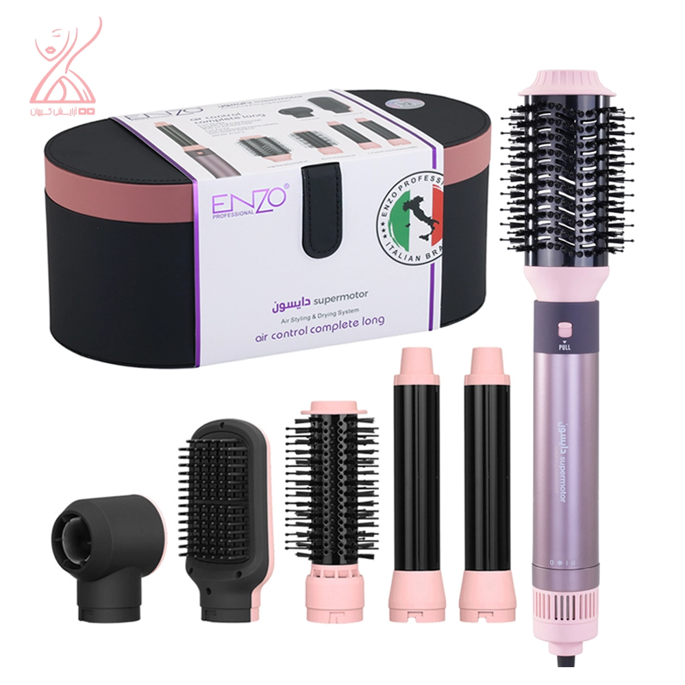 سشوار 6 کاره انزو طرح دایسون Enzo Hair Dryer EN4133