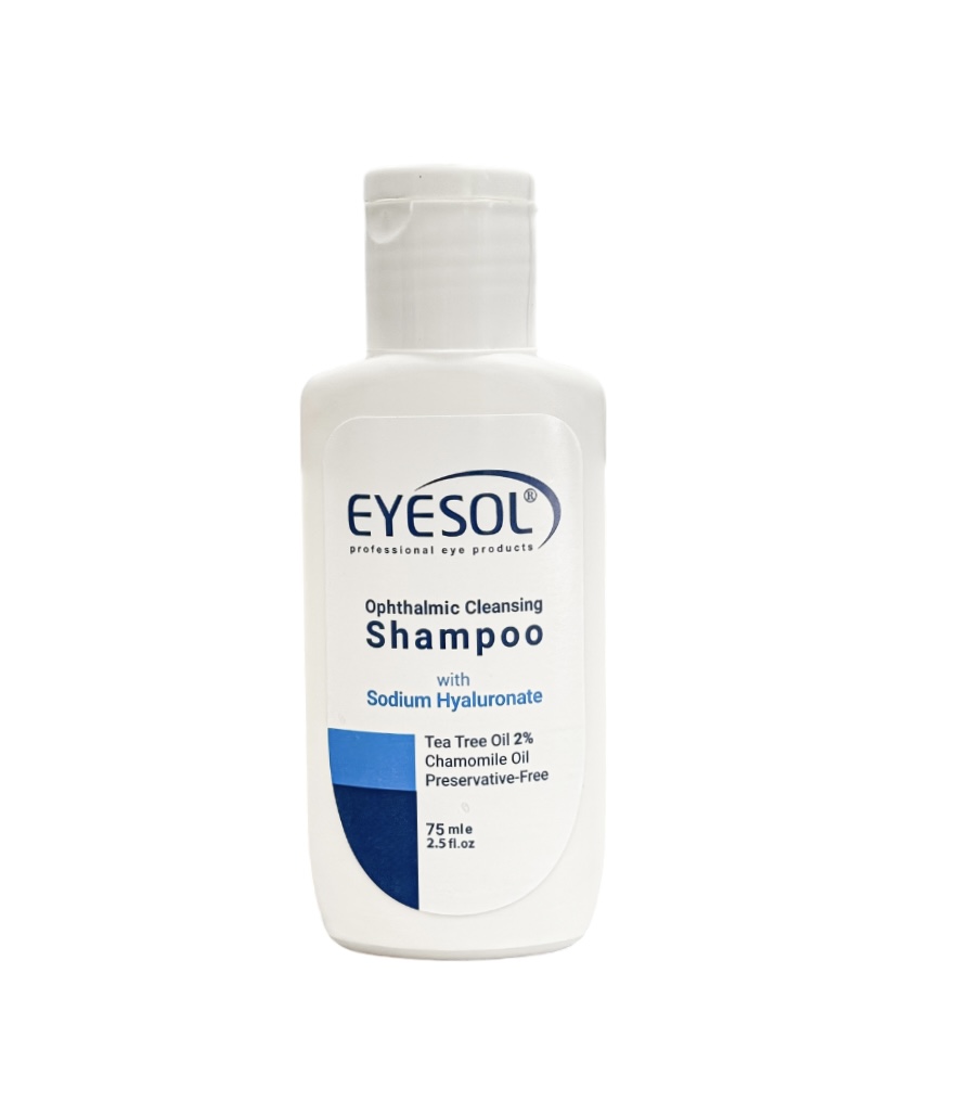 شامپو شستشوی پلک و مژه آیسول 75 میل Eyesol Ophthalmic Cleansing Shampoo 75 ml