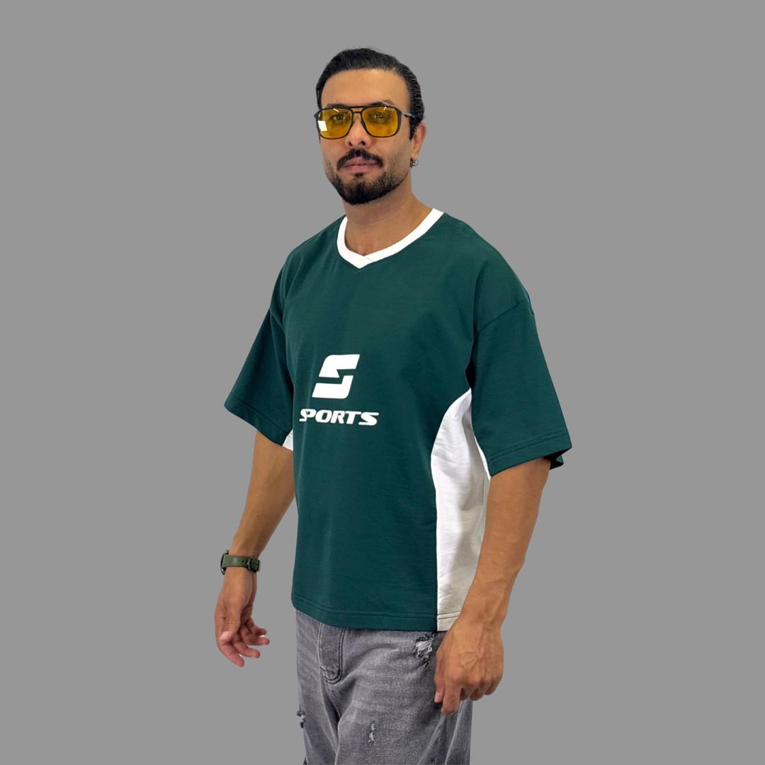 تیشرت آستین کوتاه مردانه طرح SPORTS
