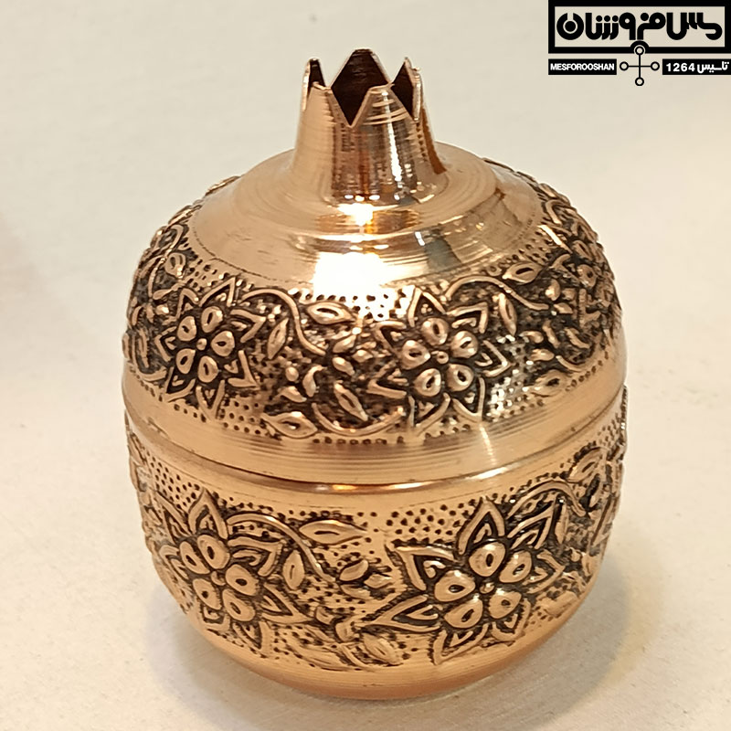قندان مسی انار یلدا مدل گلنار