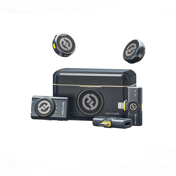 ست میکروفن بی سیم دو نفره هالی لند مدل کمبو Hollyland Lark M2 DUO COMBO
